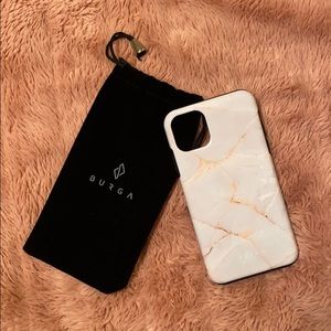 Authentic Burga Cream Marble Case